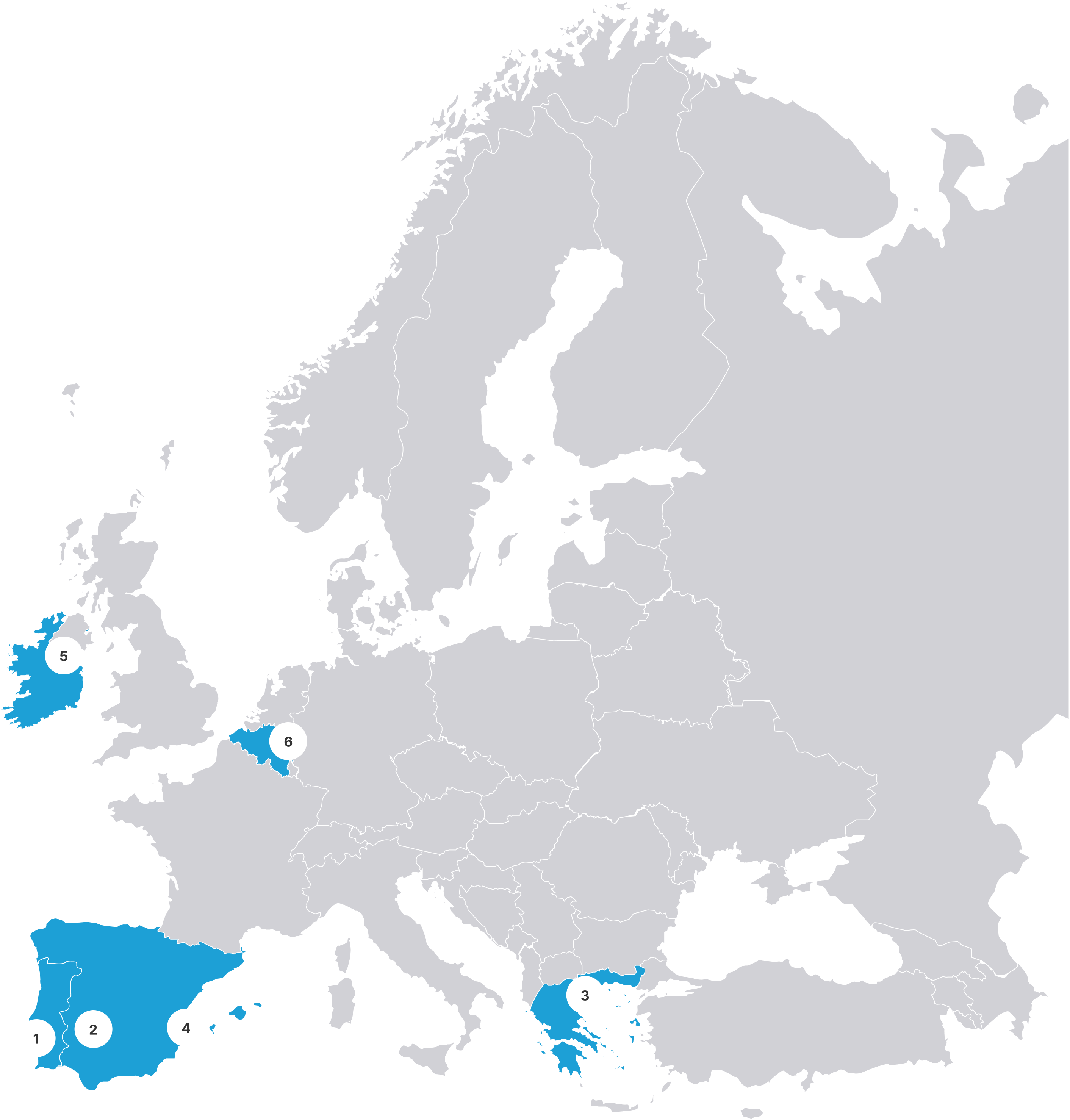 European partnership map